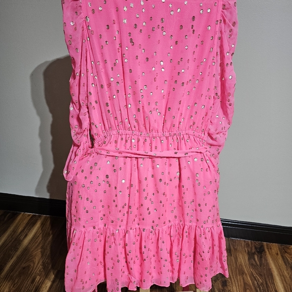 Lilly Pulitzer Chianna Silk Dress Size 14 Pink - Picture 5 of 7